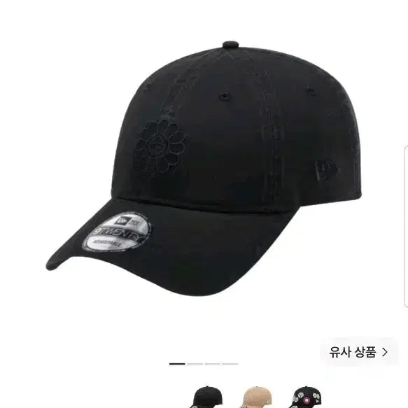 [BUNJANG] New Era x Takashi Murakami Ohana Unstructured Cap Black / 뉴에라 x 무라카미 타카시 오하나 언스트럭처 캡 블랙