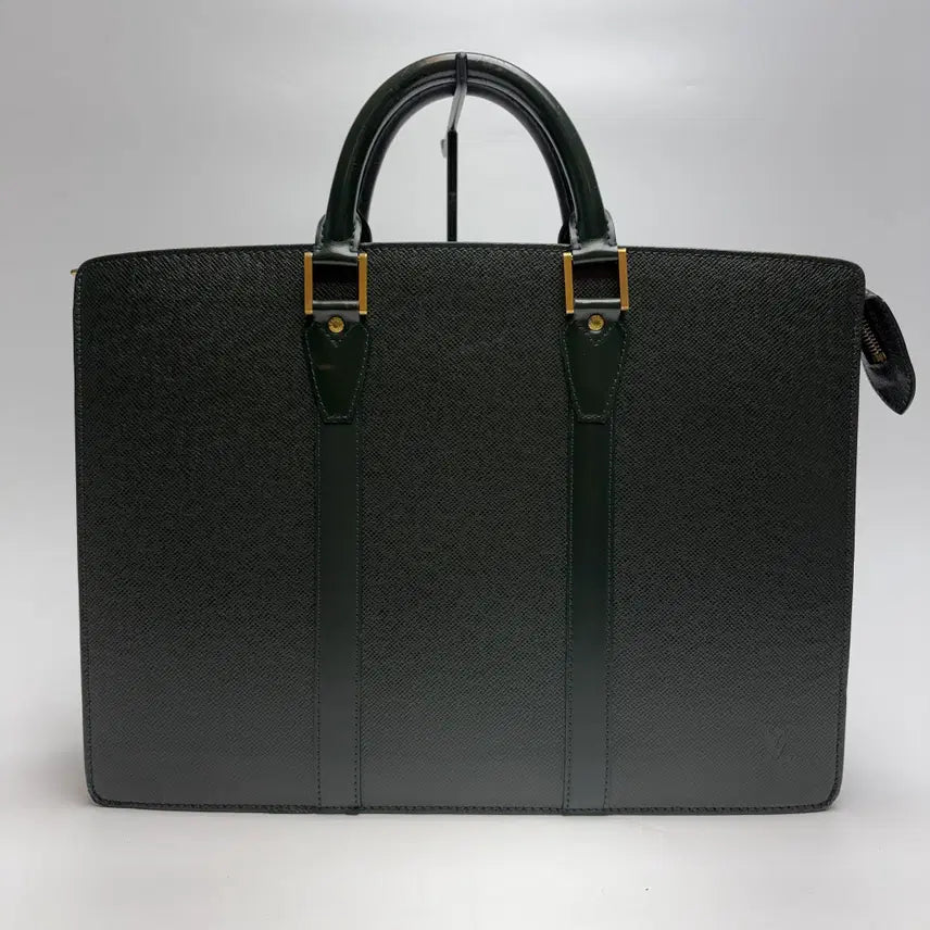 [BUNJANG] Louis Vuitton Taiga Lozan Briefcase Green Leather / 루이비통 타이가 로잔 서류가방 그린 (남녀공용 브리프케이스)