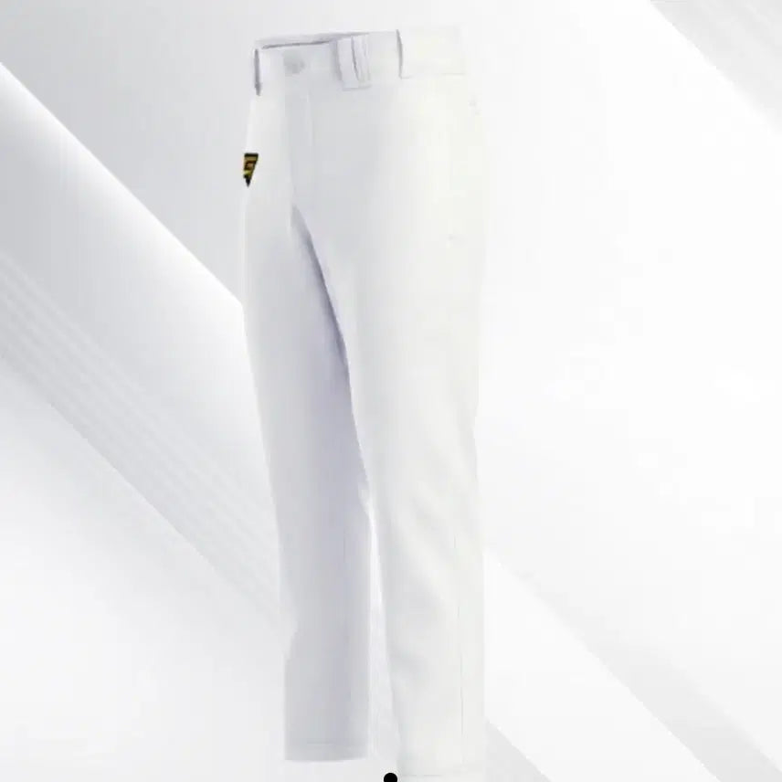 [BUNJANG] Gold White Baseball Pants / 골드 야구바지 화이트