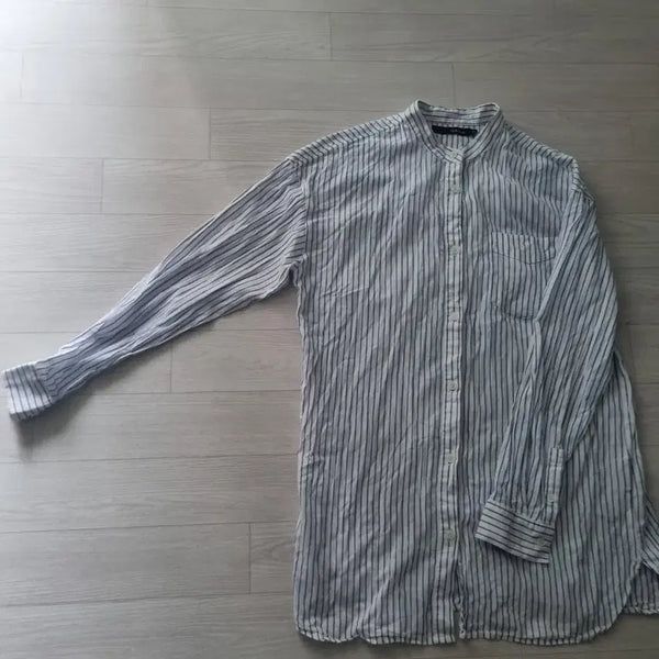 [BUNJANG] Striped Cotton Shirt / 스트라이프 셔츠
