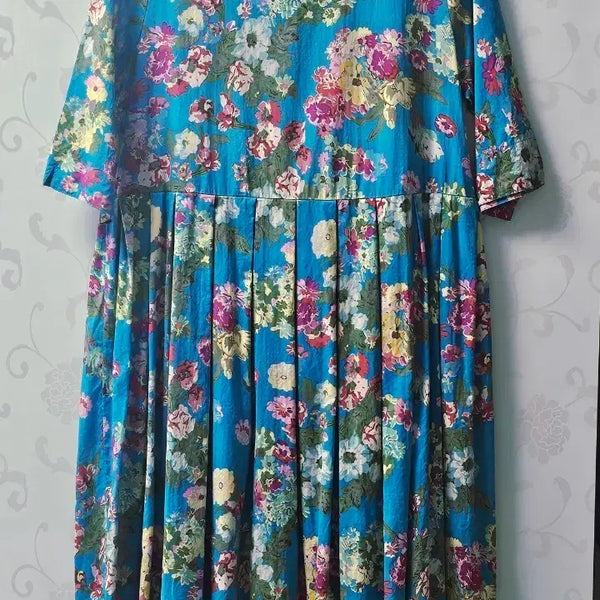 [BUNJANG] Fleuve Pattern Long Dress / (새제품) 플리웨패턴 롱원피스