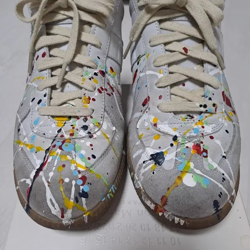 [BUNJANG] Maison Margiela Replica German Army Trainers Painted Calfskin / 메종마르지엘라 독일군 페인팅 39.5