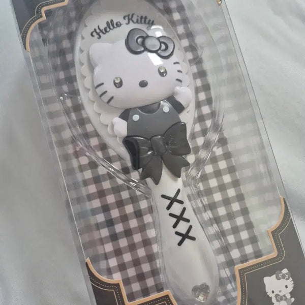 [BUNJANG] Hello Kitty Black Hairbrush / 헬로키티 블랙 헤어브러쉬