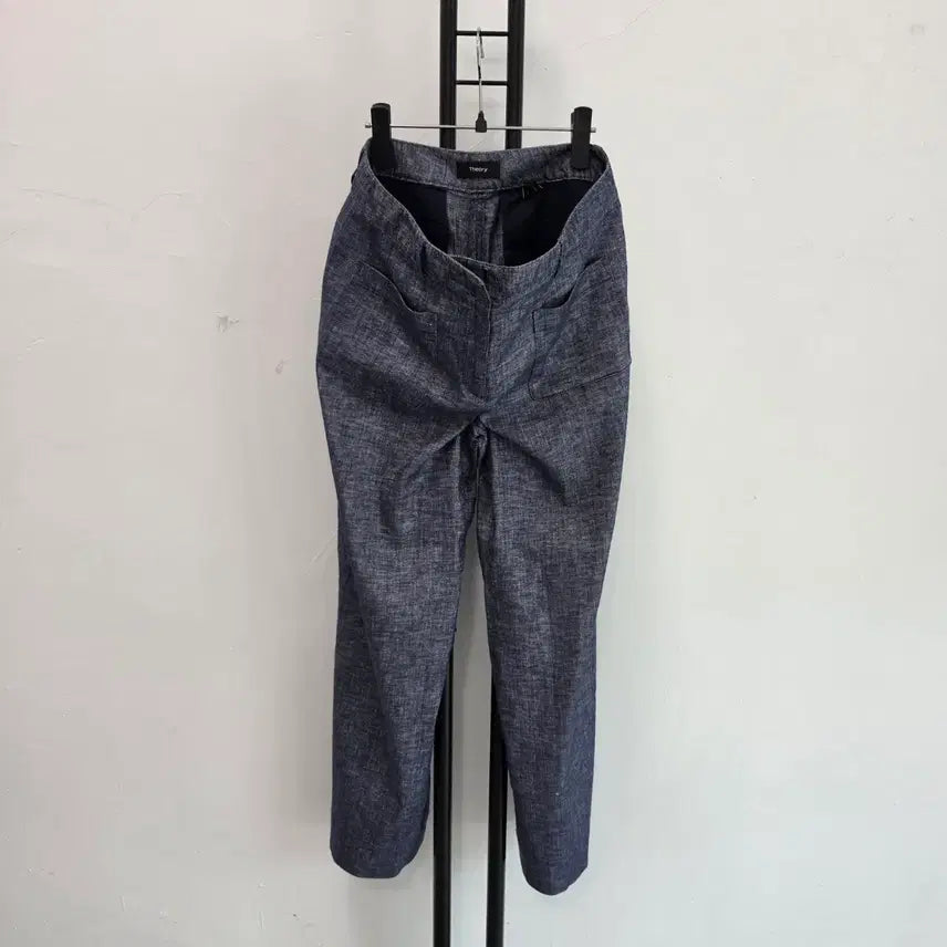 [BUNJANG] Theory Linen Straight Fit Slacks Pants / 정품 띠어리 THEORY 린넨 일자핏 슬랙스 바지