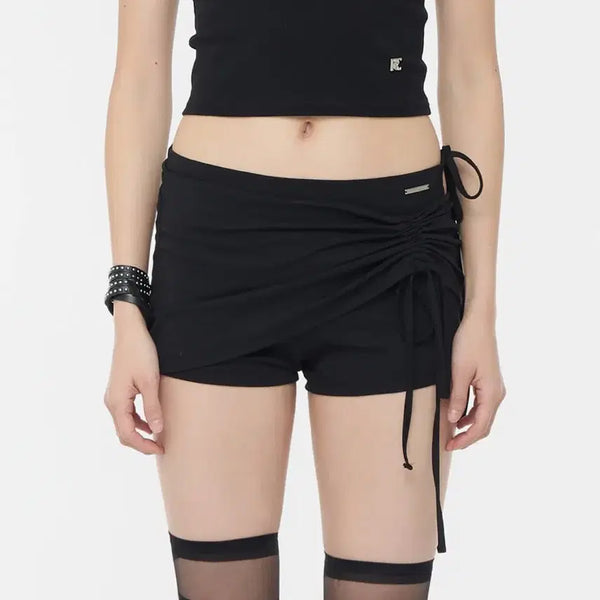 [BUNJANG] Lockcake String Layer Shorts / 락케이크 스트링 레이어 쇼츠