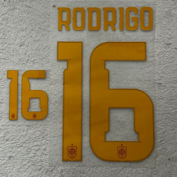 [BUNJANG] Spain National Team 2026 Home Jersey with Rodri Name & Number / 26-28 스페인 국대 홈 로드리 유니폼 마킹