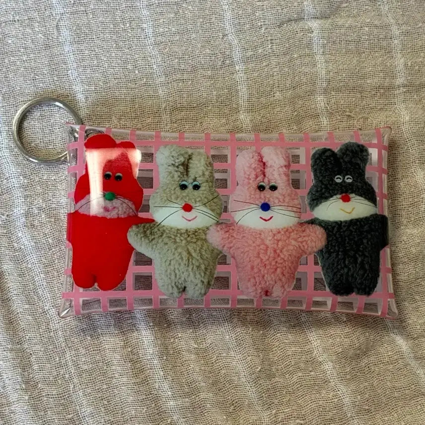 [BUNJANG] Mewnu Artist Rabbit Pouch Keyring / 일본 작가 무뉴 토끼 파우치 키링