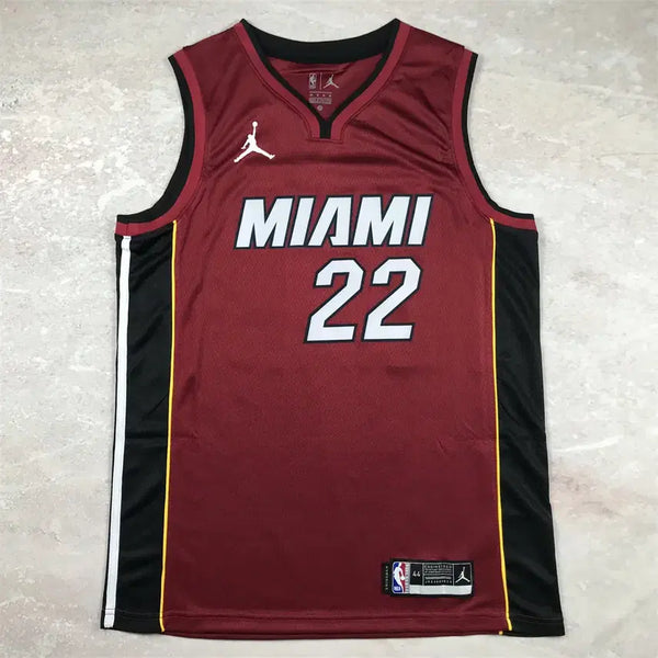 [BUNJANG] Miami Heat #22 Butler Red Hot Press Basketball Jersey / NBA 농구복 마이애미 히트 22번 버틀러 레드 핫 프레스
