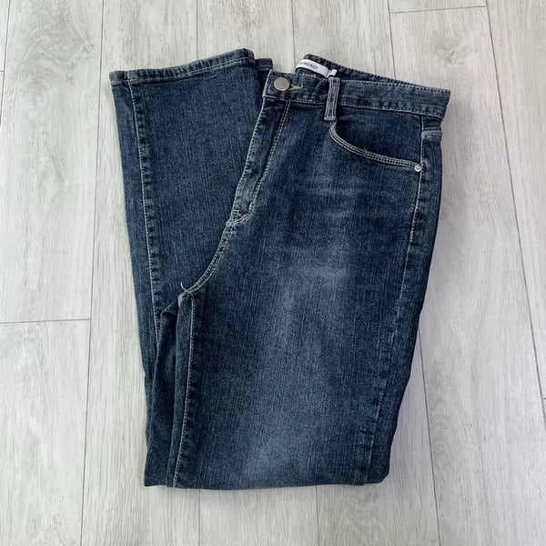 [BUNJANG] 98°C Slim Fit Denim Pants - Dark Blue / 데일리룩쇼핑몰 98도씨 슬림핏 데님팬츠 진청바지 지그재그에이블리