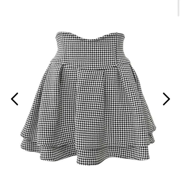 [BUNJANG] Michelle Chidori Skirt M / 미셸 치도리 스커트 m