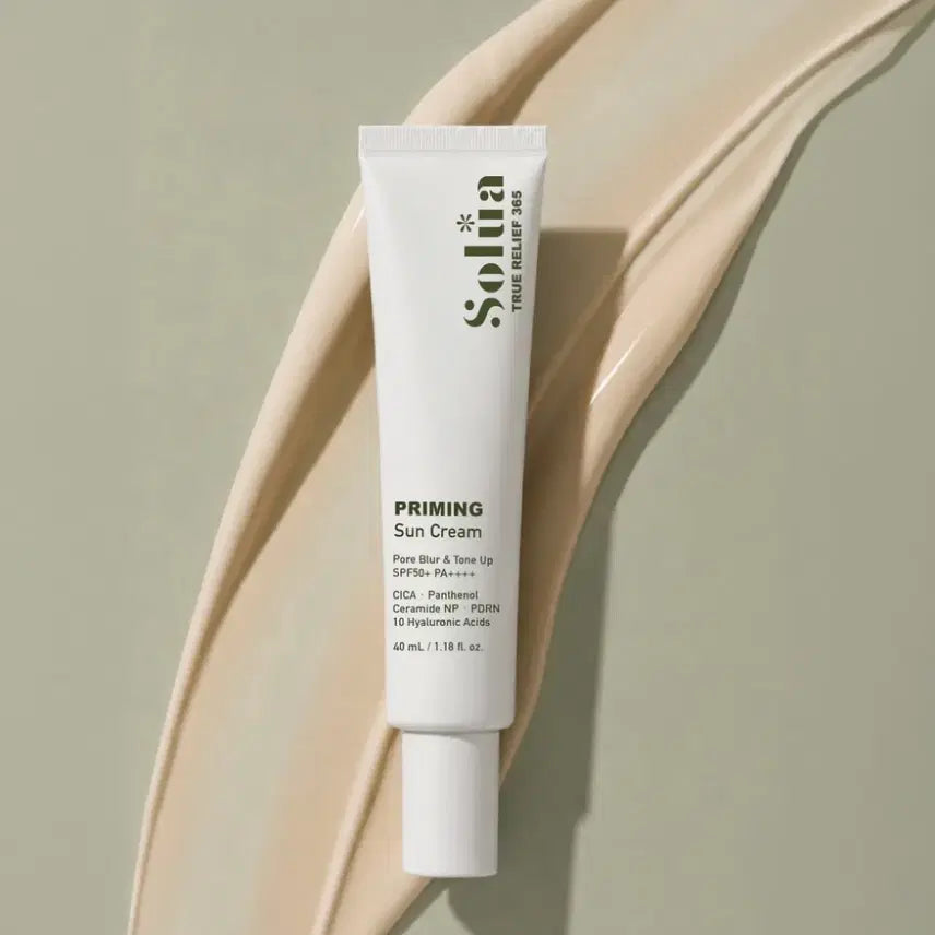 [BUNJANG] Soluab Lab True Relief 365 Priming Sun Cream SPF50+ PA++++ / (새상품) 솔루아랩 트루릴리프365 프라이밍 선크림