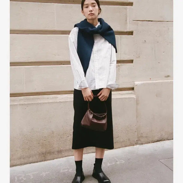 [BUNJANG] Urbanic30 Ando Cotton Skirt Navy M / urbanic30 얼바닉30 Ando skirt 안도 스커트