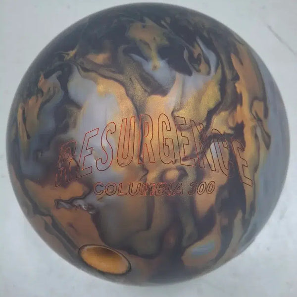 [BUNJANG] Columbia Resurgence Gold Pearl 13lb Hook Ball (Two-Finger) / 중고볼링공-구하기힘든13파운드 훅볼-콜롬비아 리서젼스 골드펄-투핑거ok