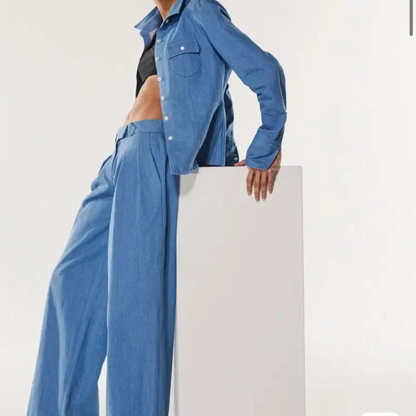 [BUNJANG] Jusuru Denim Shirt Size S / 주수루 데님 셔츠