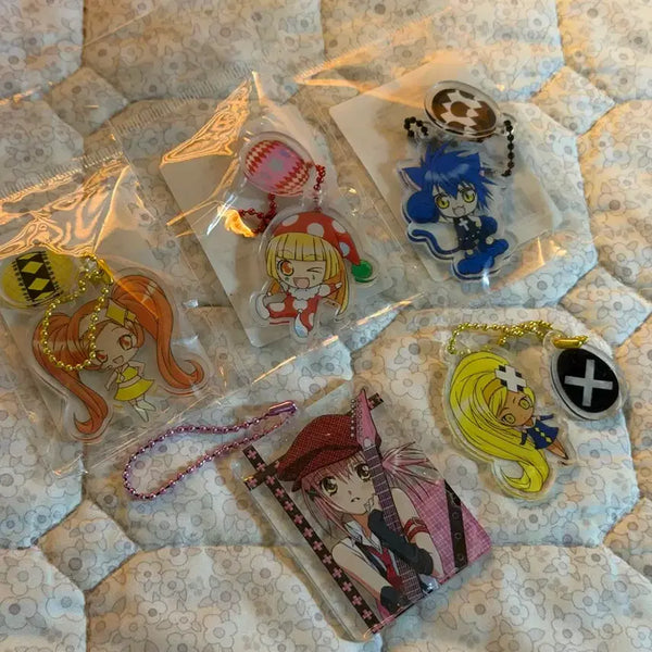 [BUNJANG] Shugo Chara! Acrylic Keyring Bundle Ducky World / 캐릭캐릭체인지 아크릴 키링 일괄 더키월드 기타아무