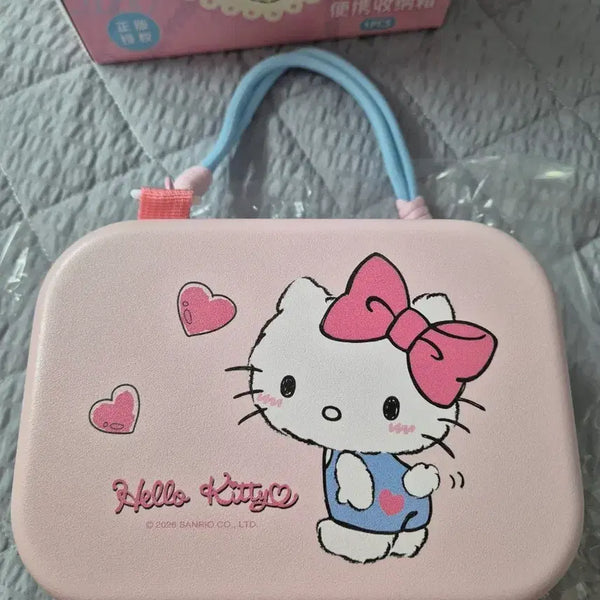 [BUNJANG] Hello Kitty Portable Storage Box Pink / 헬로키티 휴대용 수납함 핑크 새상품(무료배송)