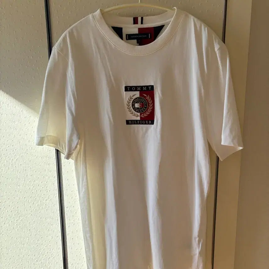 [BUNJANG] Tommy Hilfiger White Short Sleeve T-Shirt / 타미힐피거 흰색 반팔티