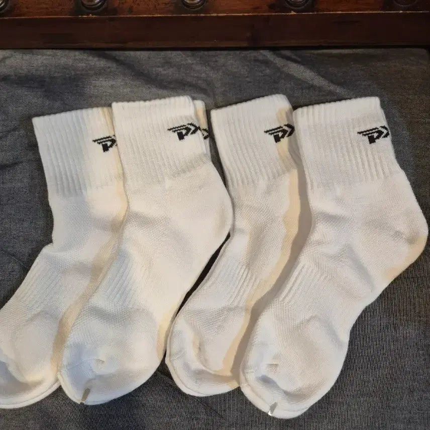 [BUNJANG] PXG Men's Sports Socks 4-Pair Set White / pxg 남성용 스포츠양말 4켤레 set  화이트