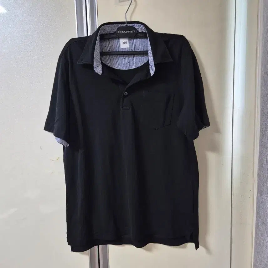 [BUNJANG] Takeo Kikuchi Black Polo T-Shirt (Size 95-100) / 타케오키쿠치 블랙 폴로티셔츠 95~100