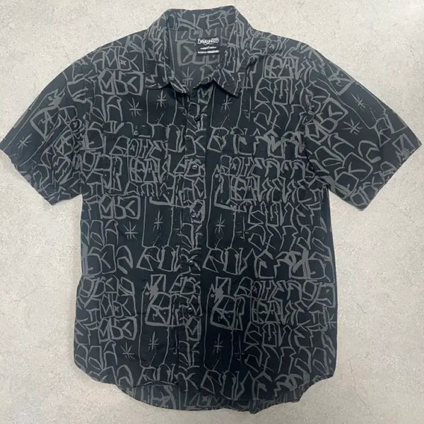 [BUNJANG] Neighborhood x Stussy Collaboration Short Sleeve Shirt / 네이버후드X스투시 콜라보 반팔셔츠