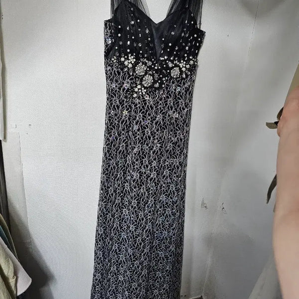 [BUNJANG] Black Beaded Party Dress / 파티 드레스