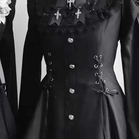 [BUNJANG] Goth Lolita Gothic Jihraekye Setup Set / 급처) 고스로리 셋업 고딕 지뢰계 셋업