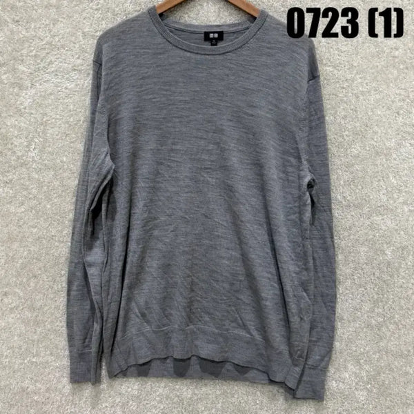[BUNJANG] Uniqlo Grey Knit Sweater / 유니클로 니트 그레이