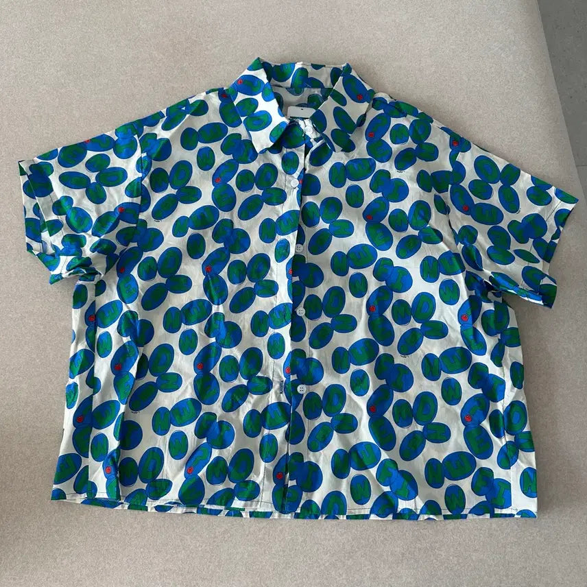 [BUNJANG] Graphic Short Sleeve Summer Resort Shirt / 그래픽 반팔 여름 휴양지 셔츠