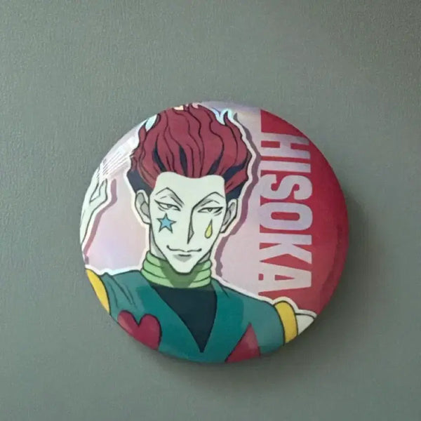 [BUNJANG] Hunter x Hunter Hisoka Can Badge / 헌터헌터 히소카 캔뱃지