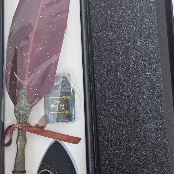[BUNJANG] Ppiggo Ink Quill Pen Set / 백망되 피꼬님 잉크 깃펜 세트 양도