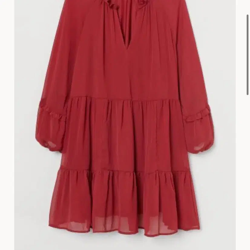 [BUNJANG] H&M+ Chiffon Dress XL / H&M+ 시폰 드레스 XL