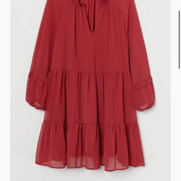 [BUNJANG] H&M+ Chiffon Dress XL / H&M+ 시폰 드레스 XL