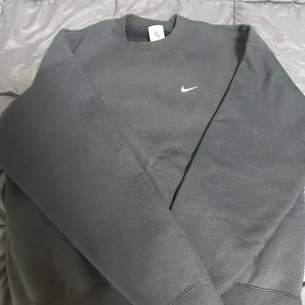 [BUNJANG] Nike NRG Swoosh Sweatshirt Black (Euro M) / 나이키 / 새상품 NRG 스우시 맨투맨 블랙 / 유로 M