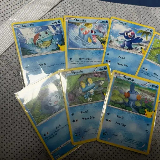 [BUNJANG] McDonald's 25th Anniversary Pokemon Cards (Set of 12, Tradeable) / 25주년 맥도날드 포켓몬 (12장, 교환가능)