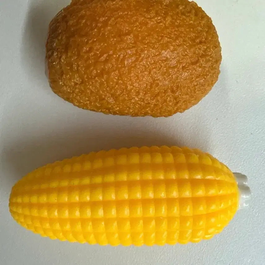 [BUNJANG] Croissant & Corn Crunch Plush Set / 고로케&옥수수 크런치 슬랑이 일괄(글로리영&베리체리쉬)
