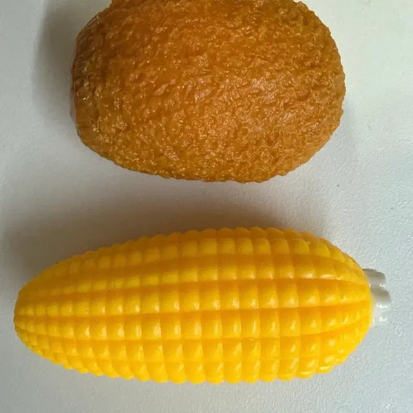 [BUNJANG] Croissant & Corn Crunch Plush Set / 고로케&옥수수 크런치 슬랑이 일괄(글로리영&베리체리쉬)