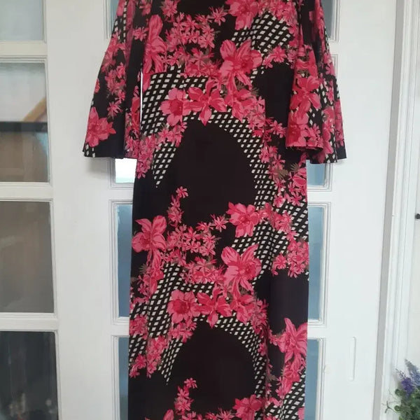 [BUNJANG] Floral Print Long Dress / 꽃무늬 롱 원피스(55)