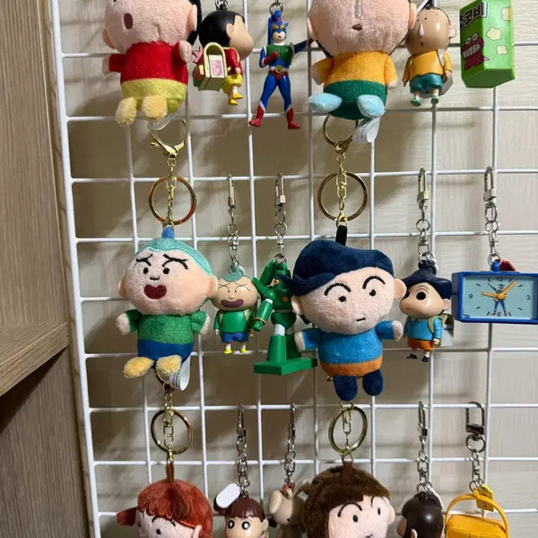 [BUNJANG] Crayon Shin-chan Plush Keychain Set / 짱구는못말려 짱구인형 키링