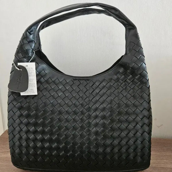 [BUNJANG] Genuine Leather Webbing Shoulder Bag / 천연가죽 웨빙백 새상품