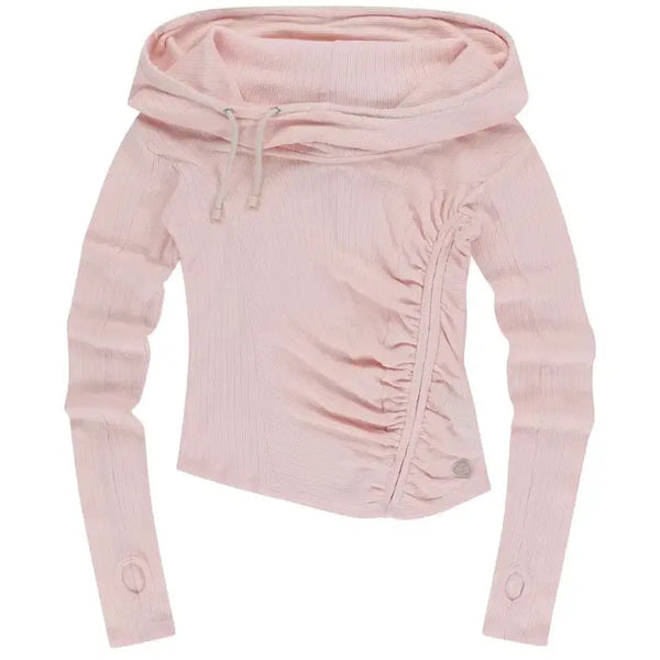 [BUNJANG] Koiseo Shirring Hoodie / 코이세이오 셔링 후드티