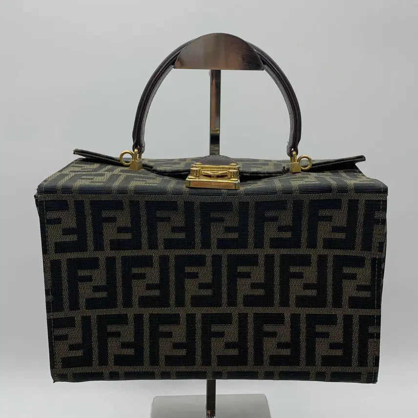 [BUNJANG] Fendi Zucca Vanity Box Bag Vintage / 267002984 펜디 주카 버니티 박스 백 빈티지