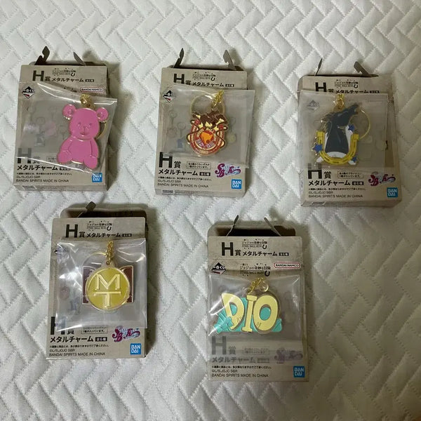[BUNJANG] JoJo's Bizarre Adventure: Steel Ball Run Ichiban Kuji H Prize Metal Keychains (Set of 5) / 죠죠 스틸볼런 이치방쿠지 H상 메탈키링 5종 일괄