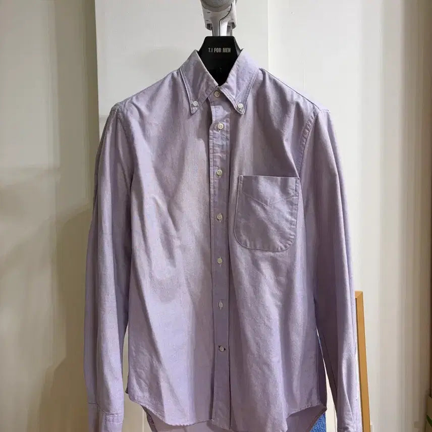 [BUNJANG] Jtman Vintage Lavender Oxford Shirt / 짓먼 빈티지 / 라벤더 옥스포드 셔츠
