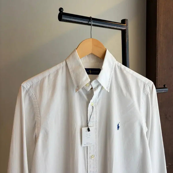 [BUNJANG] Polo Ralph Lauren White Button-Down Shirt / 17566 - 폴로 랄프로렌 화이트 셔츠