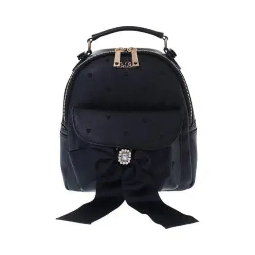 [BUNJANG] LIZ LISA Long Ribbon Backpack Black 4.0 / 리즈리사 롱리본 백팩 블랙 4.0