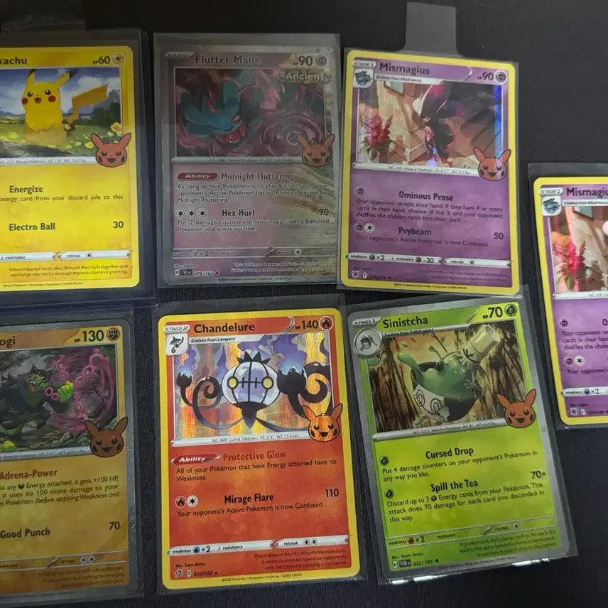 [BUNJANG] North American Halloween Pikachu & 5 Others Card Set / 북미 할로윈 피카츄 그 외 5종