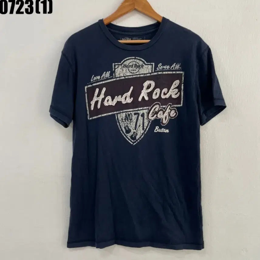 [BUNJANG] Hard Rock Cafe Busan Short Sleeve T-Shirt / 하드락카페 부산 반팔 티셔츠