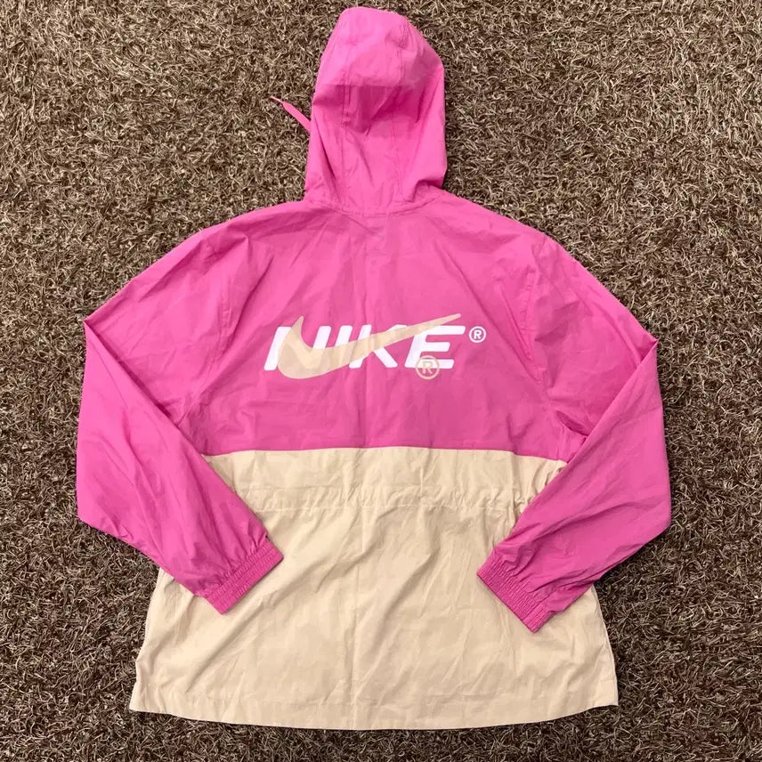 [BUNJANG] Nike Women's Pink Windbreaker Jacket / M 나이키 여성 핑크 바람막이 자켓