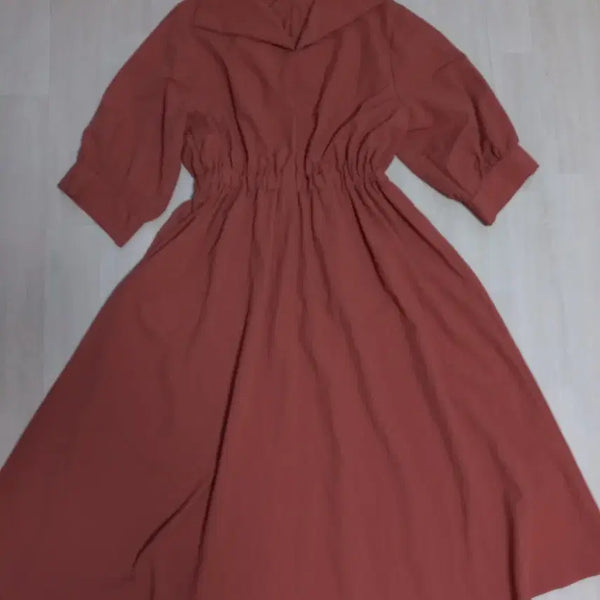 [BUNJANG] Half Sleeve Long Dress / 반팔 롱원피스 (F)
