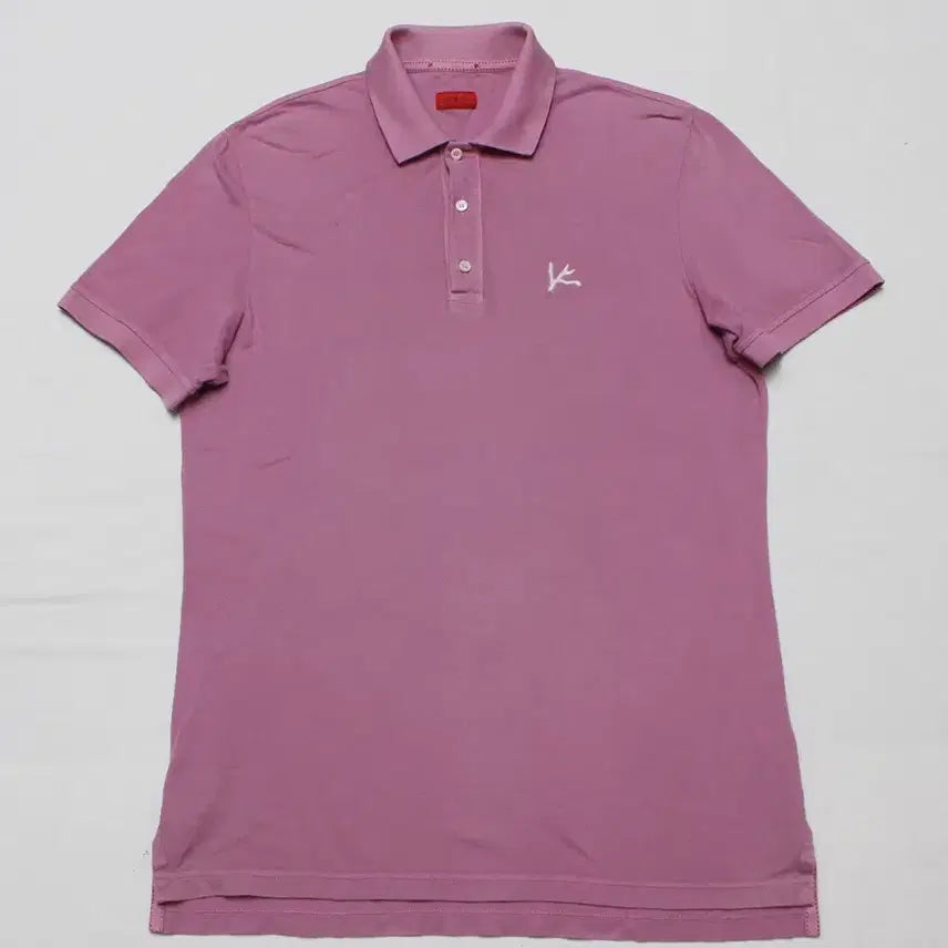[BUNJANG] ISAIA Men's Short Sleeve T-Shirt Indie Pink Cotton Size 95-100 / ISAIA 남성 95 100 반팔 티셔츠 깨끗 좋음/D05